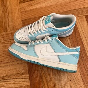 Nike Blue and White Sneakers